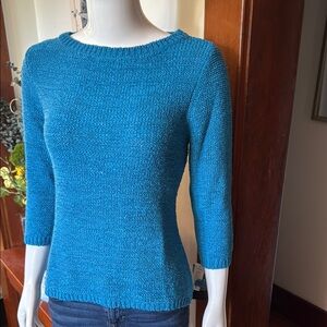 NWT Style&Co size small Women's Blue stretchy soft and light top